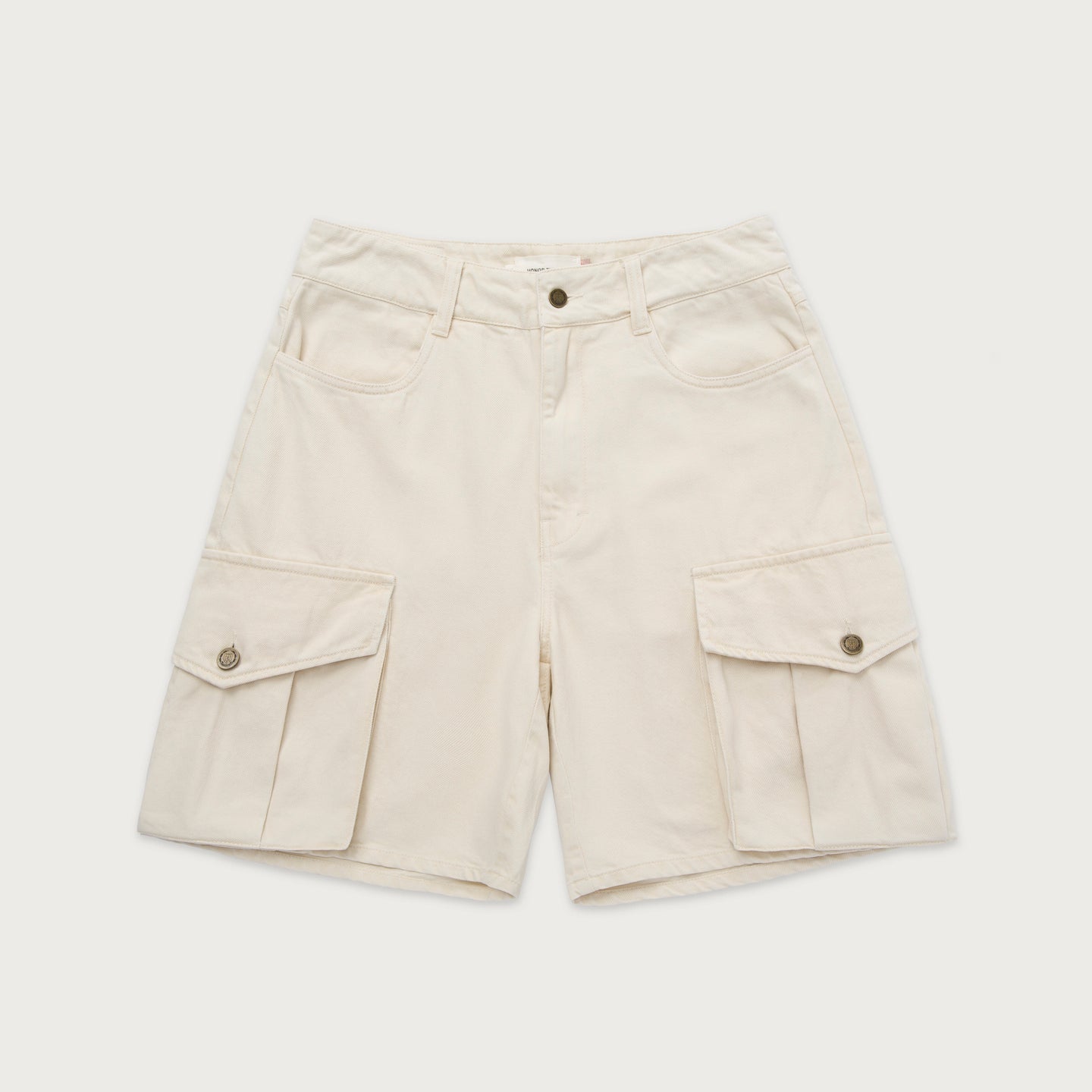 Womens Baggy Cargo Short - Bone