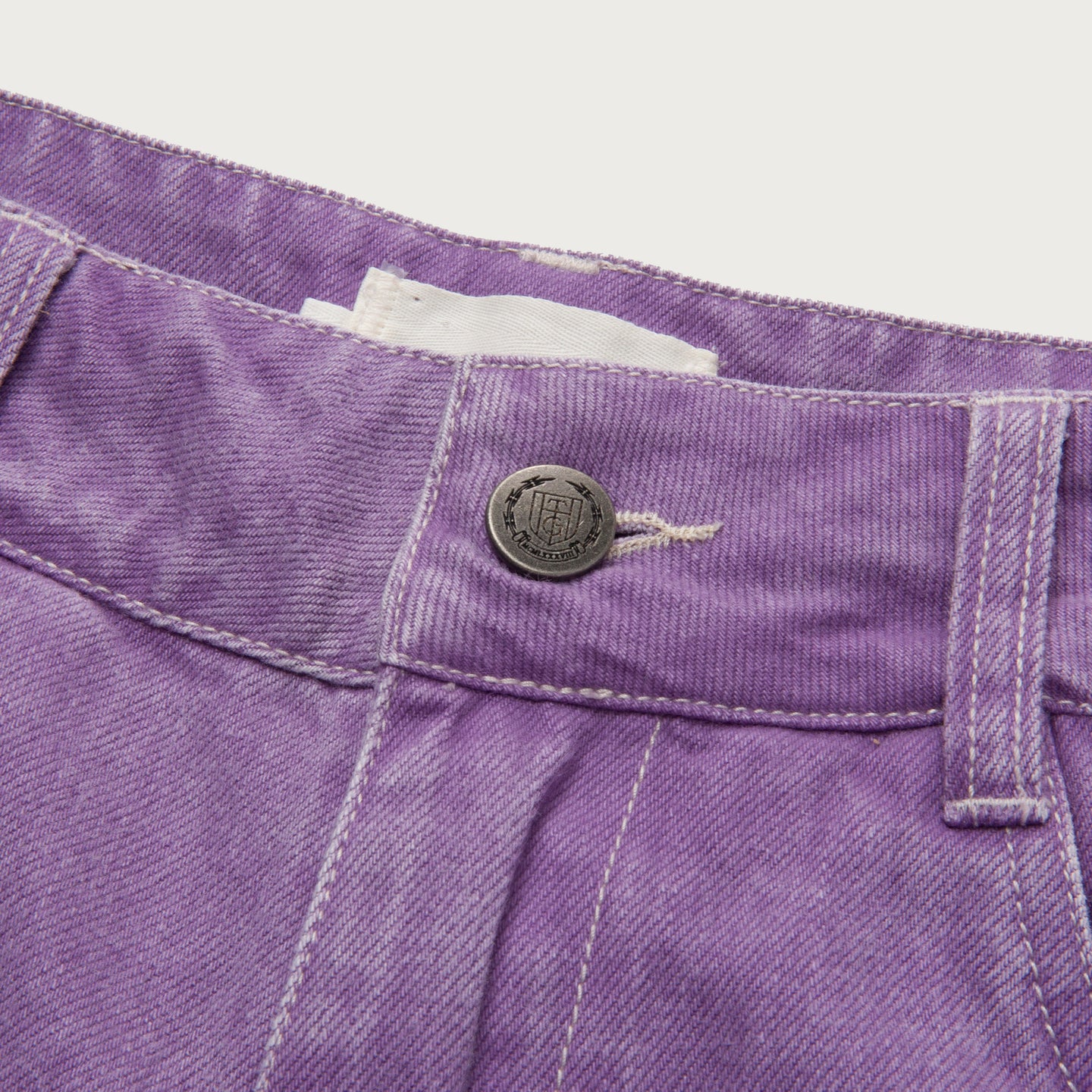 Womens Baggy Cargo Short - Purple