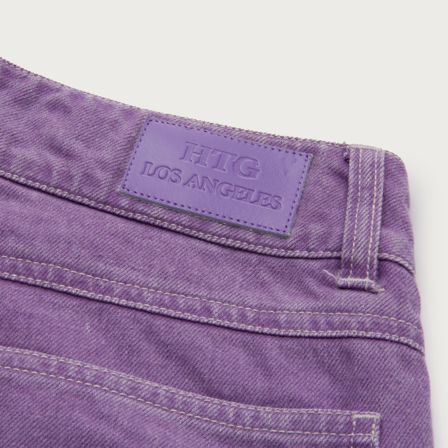 Womens Baggy Cargo Short - Purple