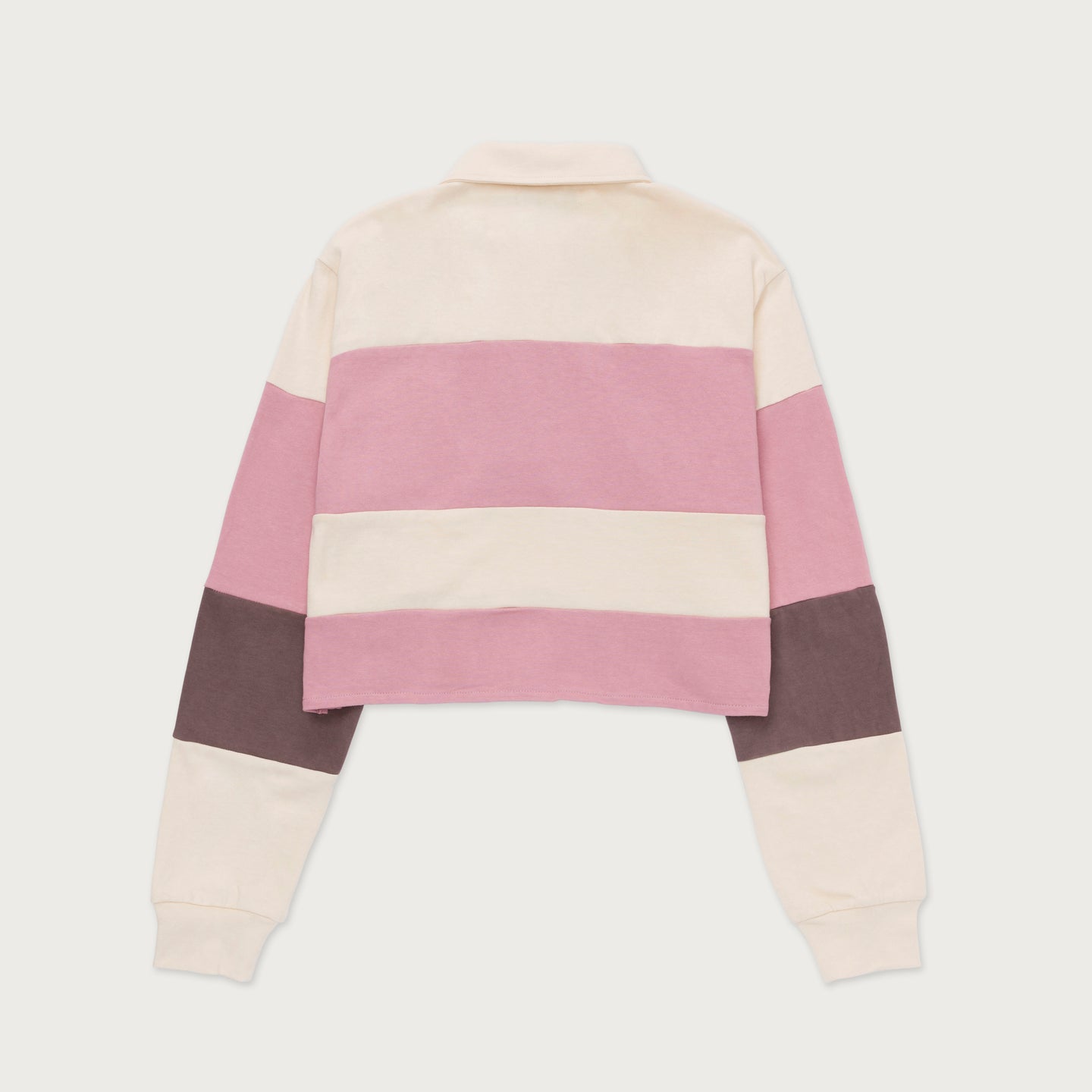 Womens Cropped Rugby - Pink