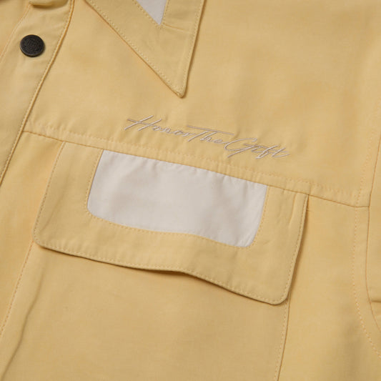 Womens Retro Jacket - Yellow