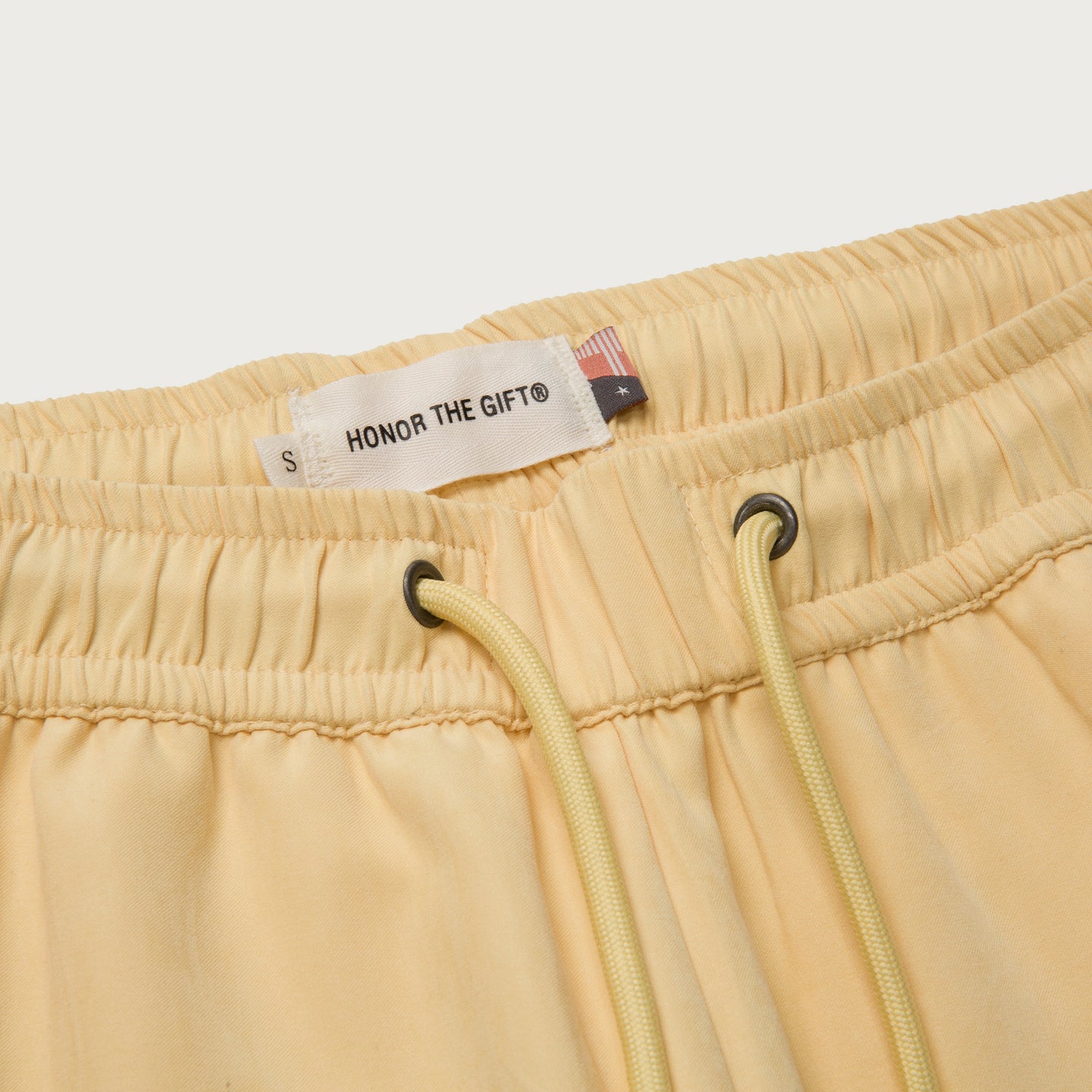 Womens Wide Leg Track Pant - Yellow