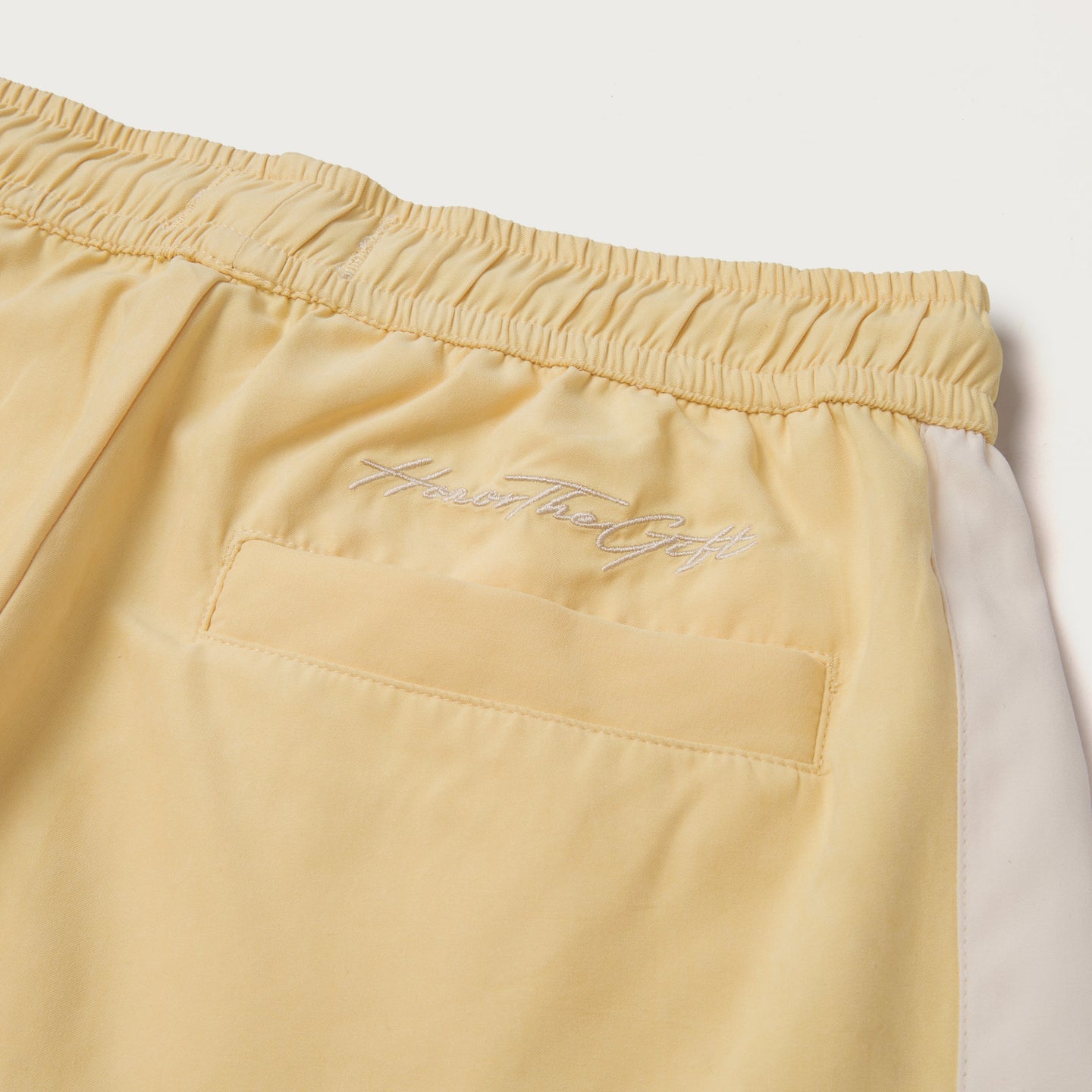 Womens Wide Leg Track Pant - Yellow