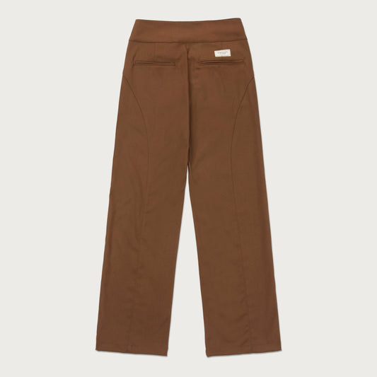 Womens Wool Pant - Brown
