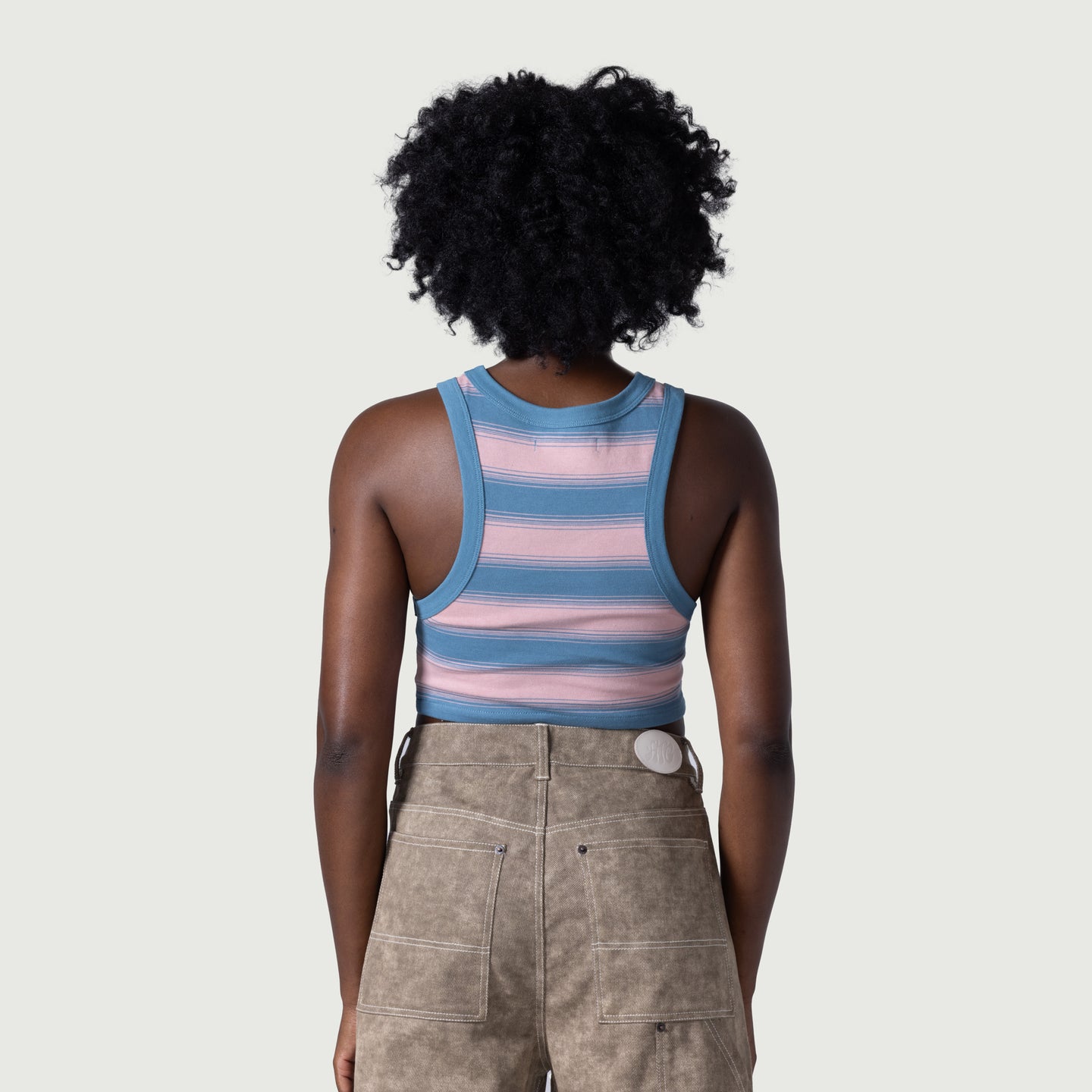 Womens 1988 Stripe Tank - Pink