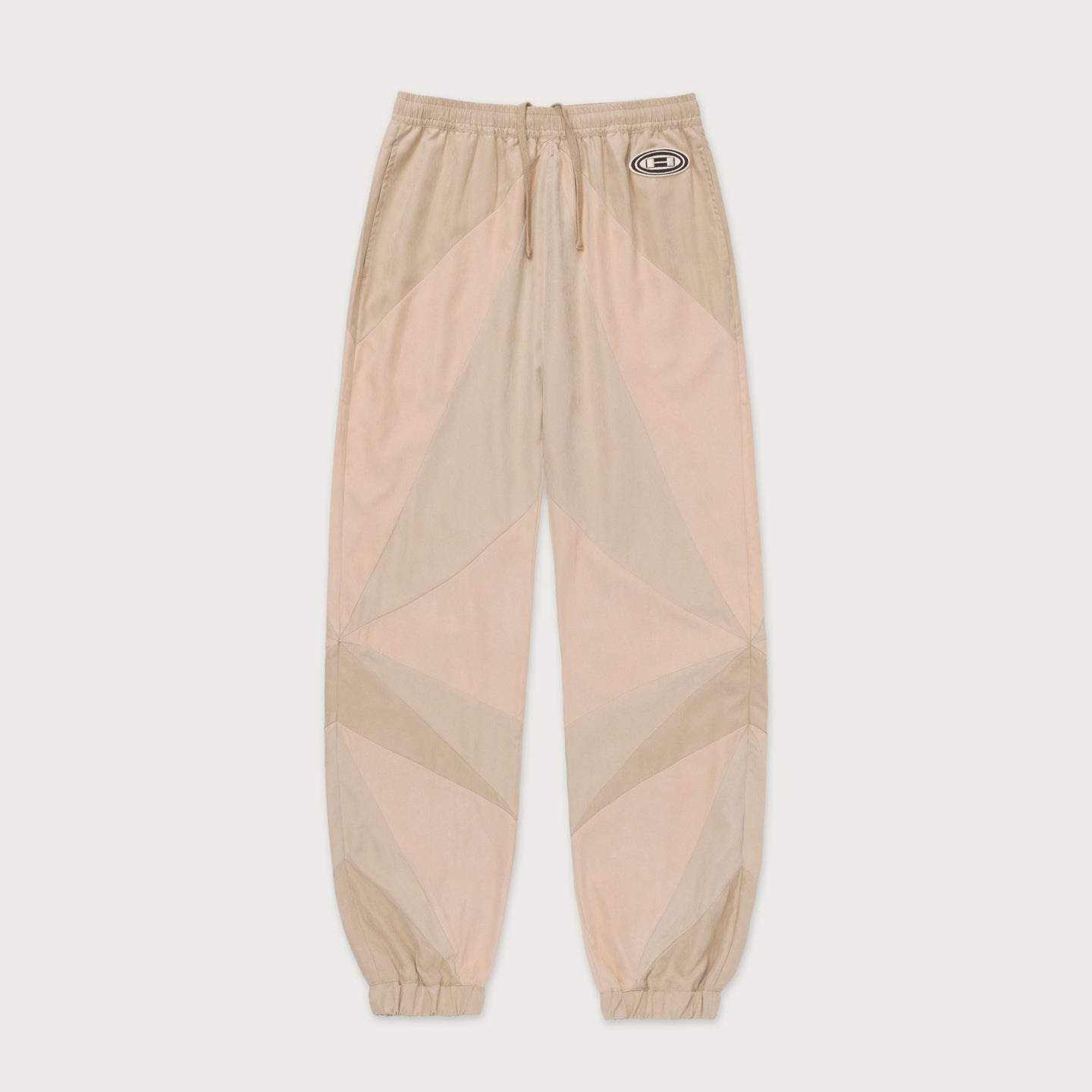 Womens Color Blocked Pant - Tan