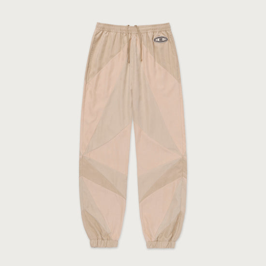 Womens Color Blocked Pant - Tan