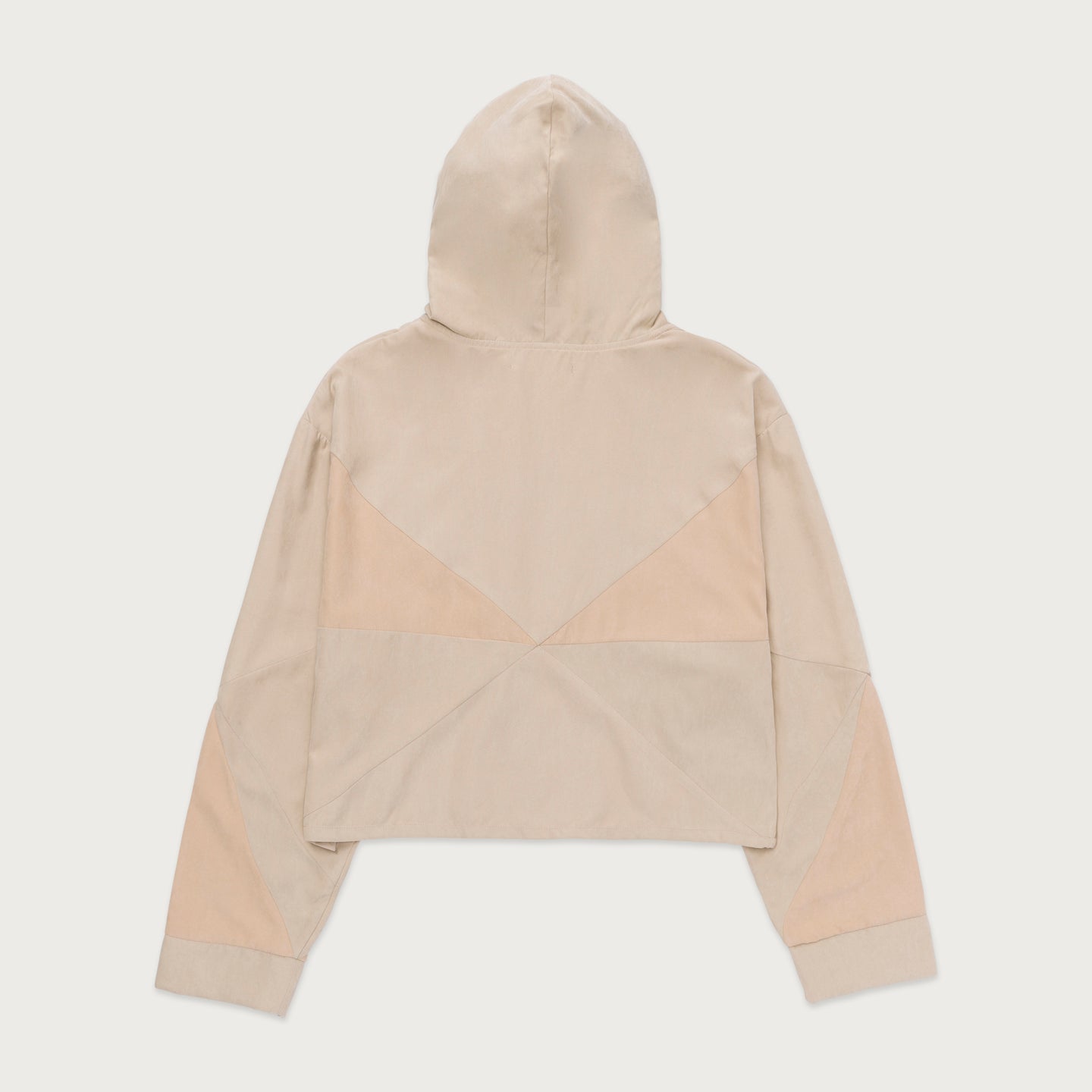 Womens Colorblock Full Zip - Tan