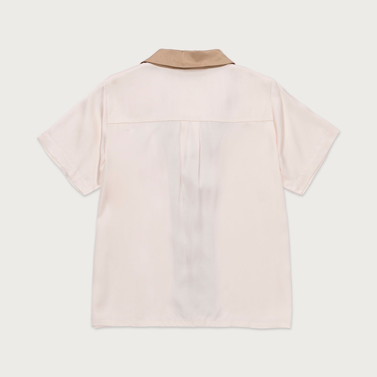 Womens Notes Camp Shirt - Cream