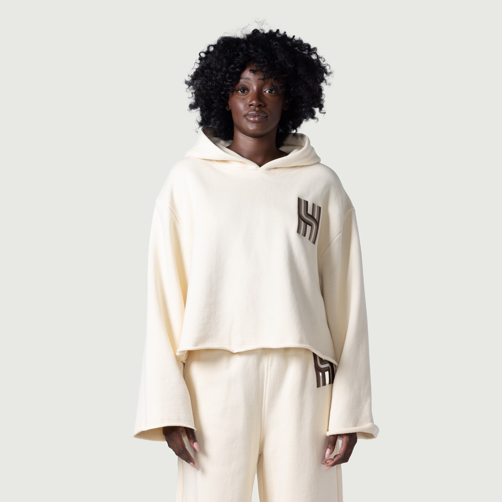 Oversized hoodie cream sale