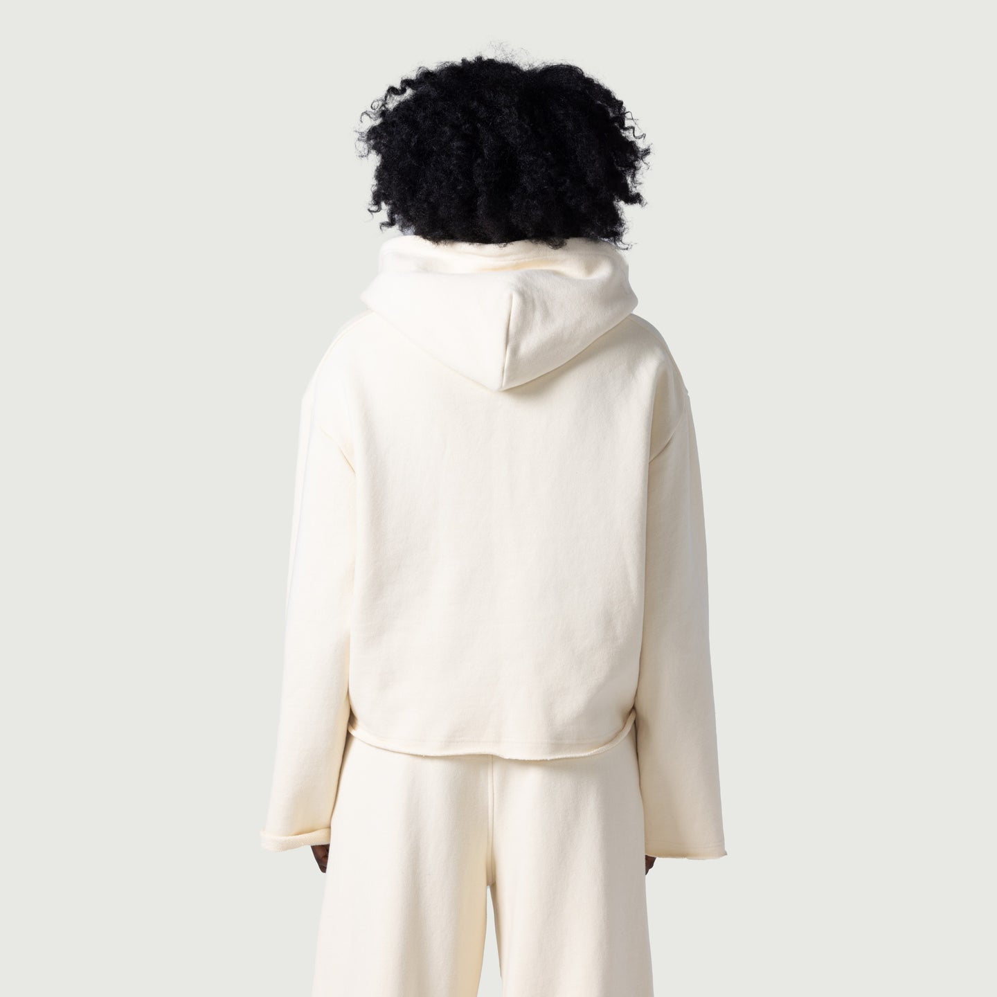 Womens Oversized Hoodie - Cream