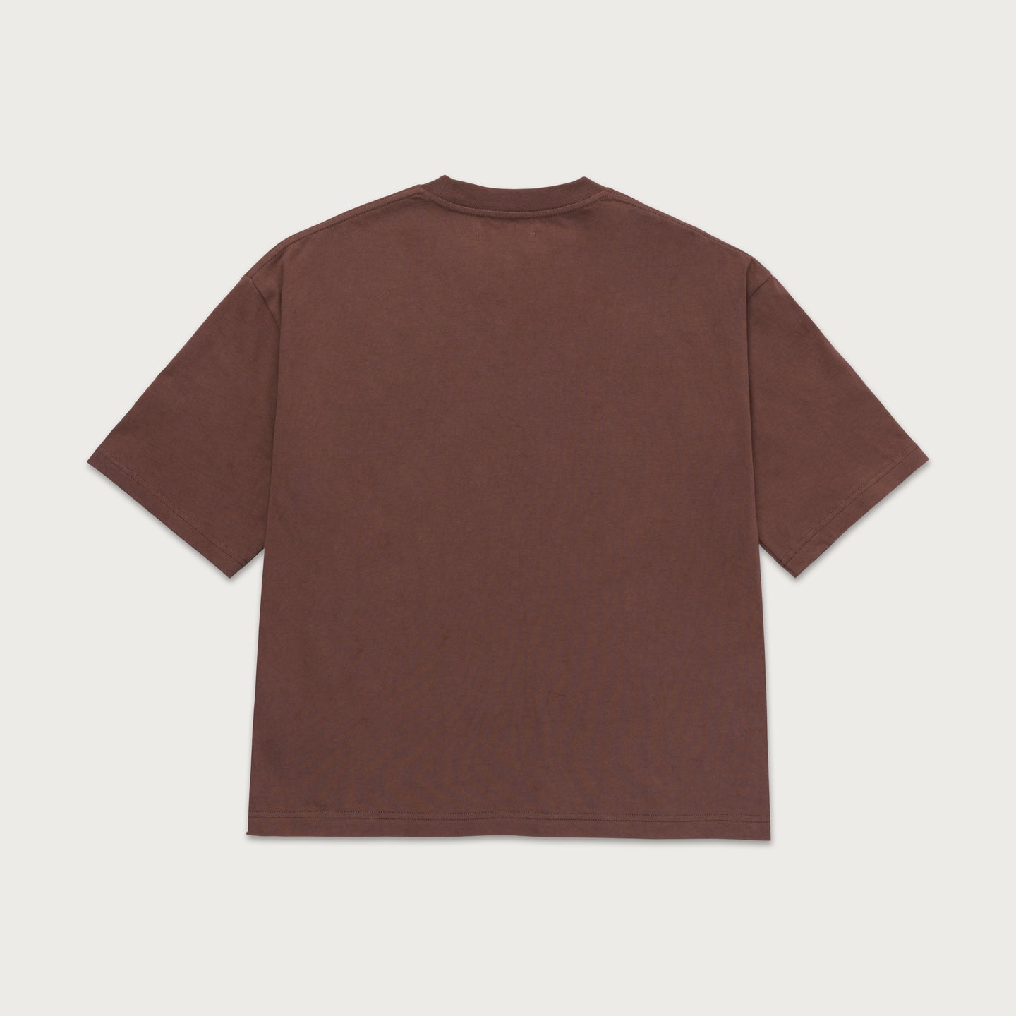 Womens Vinyl Box Tee - Brown