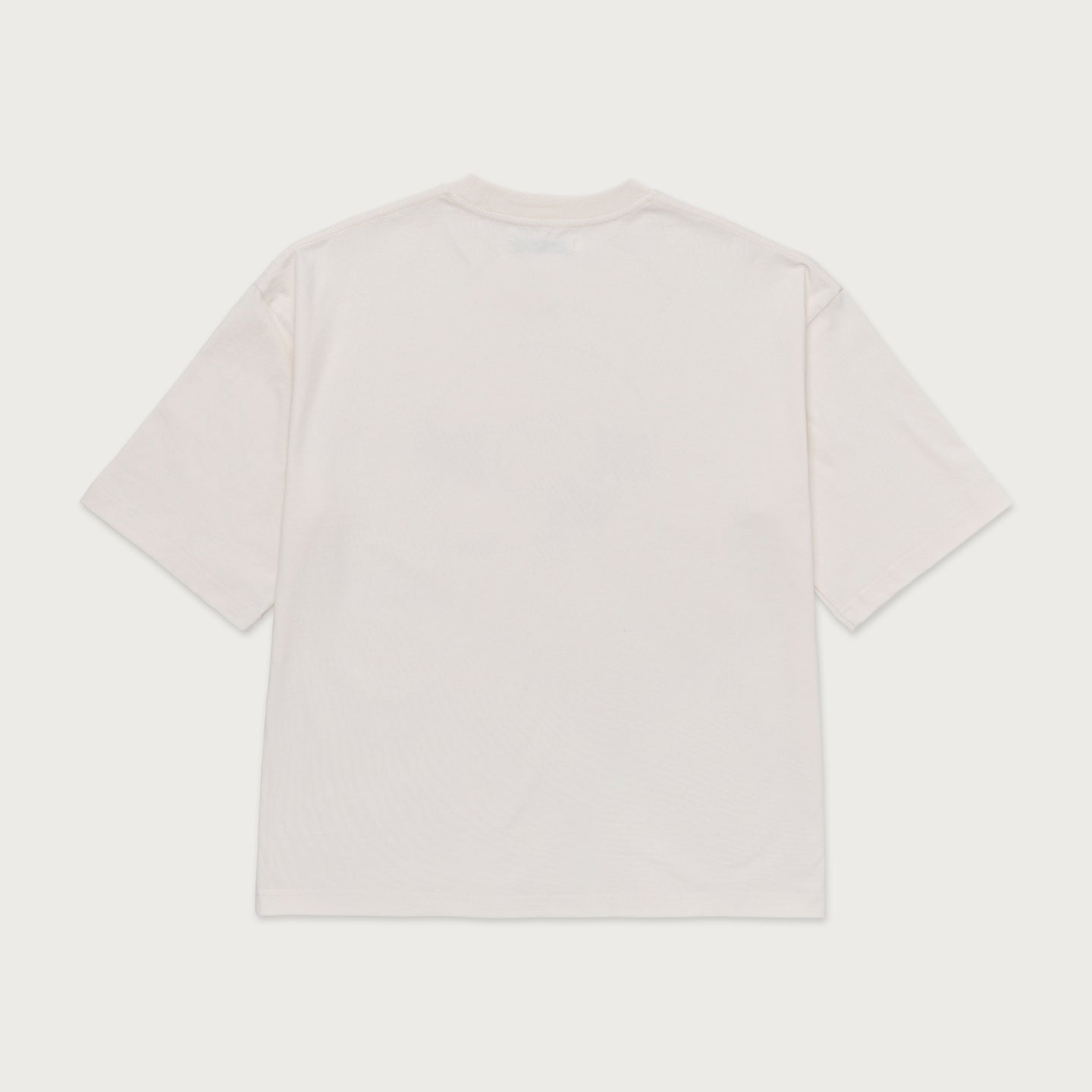 Womens Vinyl Box Tee - Cream