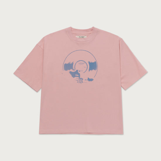 Womens Vinyl Box Tee - Pink