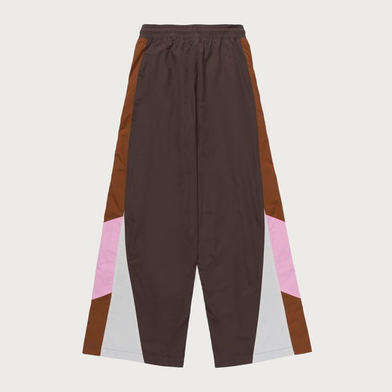 Womens Wide Leg Colorblock Pant - Pink