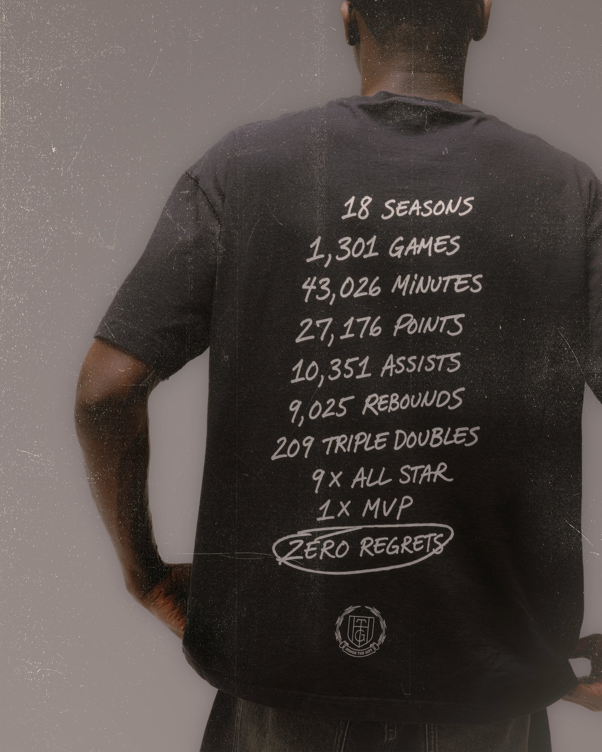 Zero Regrets Tee - Black
