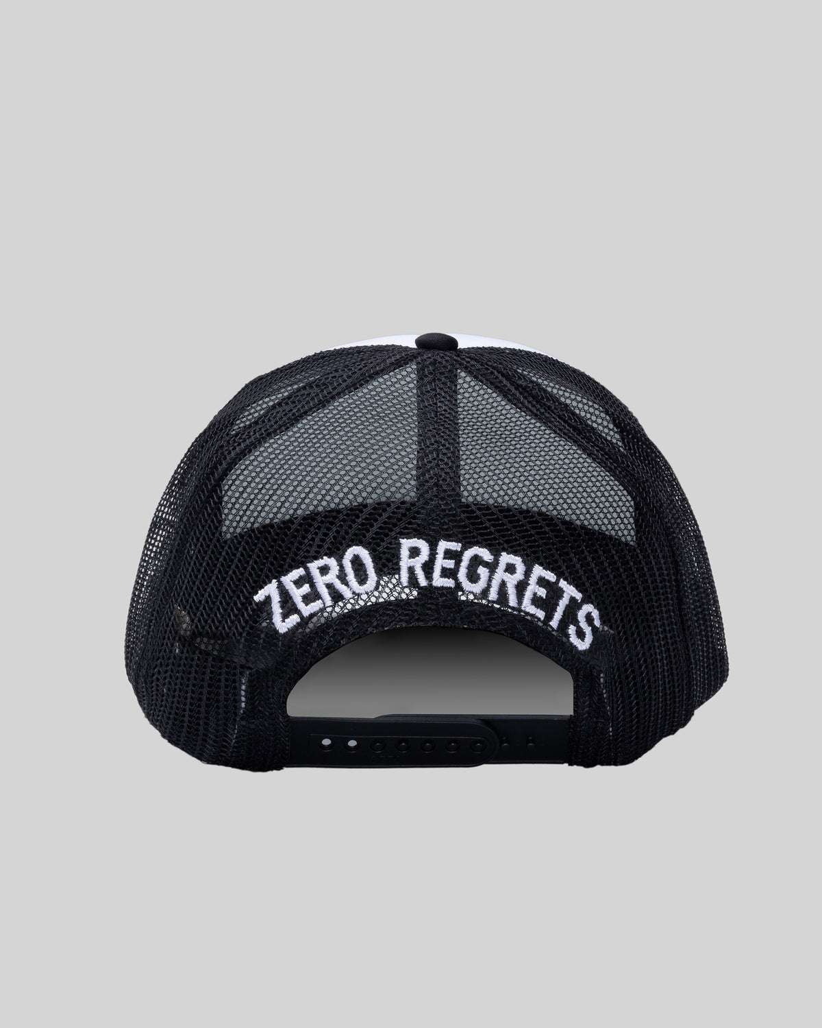 Zero Regrets Trucker Hat - Black