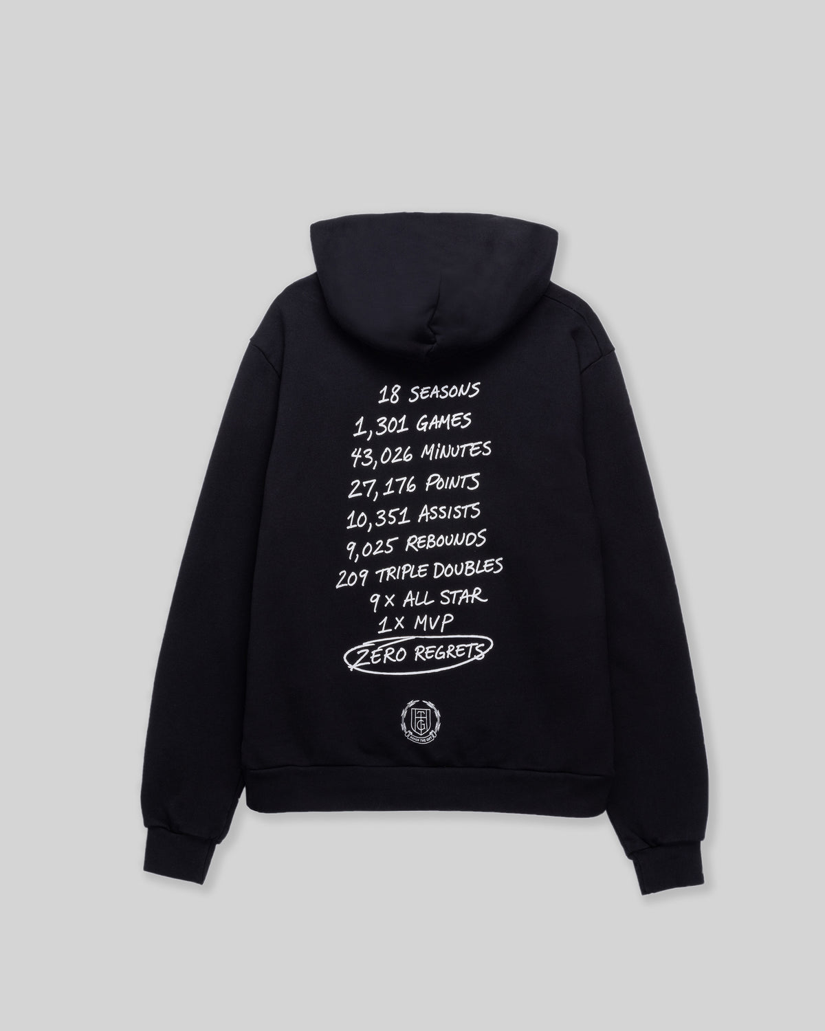 Zero Regrets Hoodie - Black