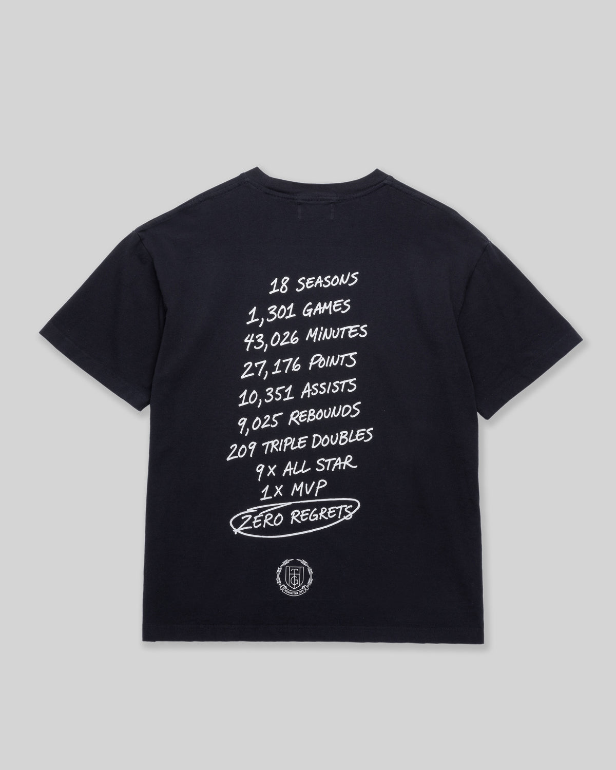 Zero Regrets Tee - Black