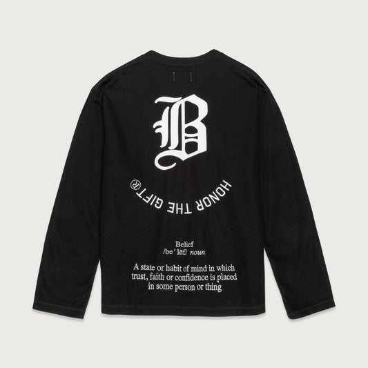 Belief L/S T-Shirt - Black