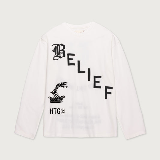 Belief L/S T-Shirt - White