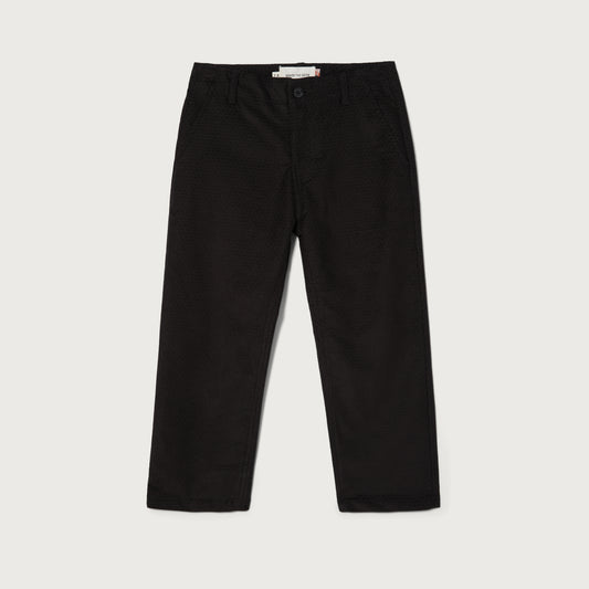 Kids Corded Trouser Pant - Black