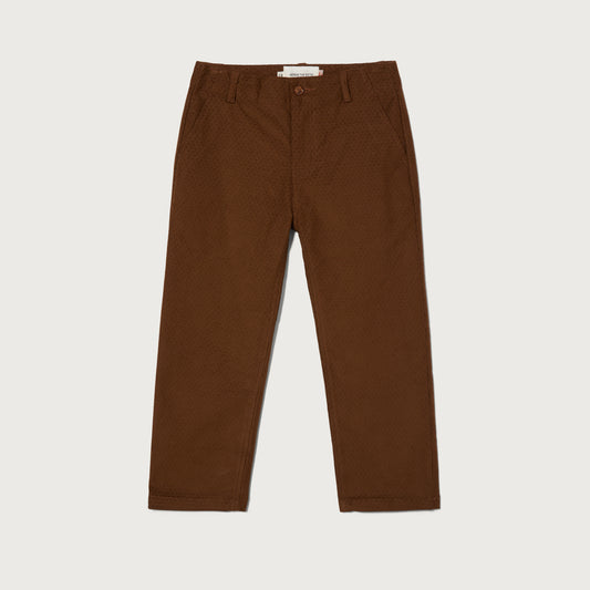 Kids Corded Trouser Pant - Brown
