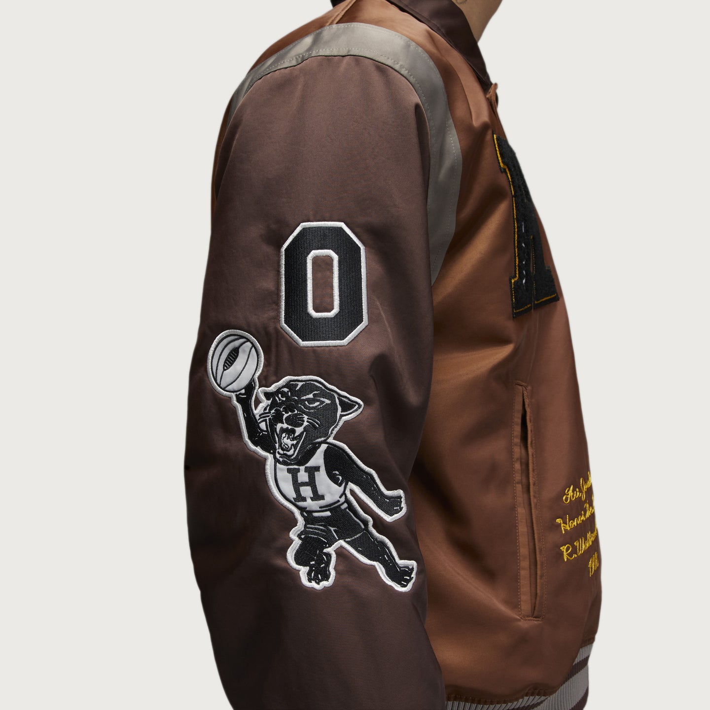 Jordan x HTG® Varsity Jacket - Pecan / Moon Fossil