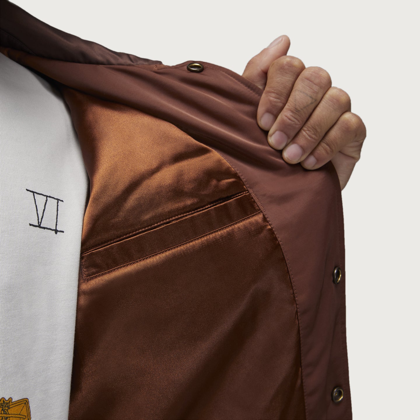 Jordan x HTG® Varsity Jacket - Pecan / Moon Fossil