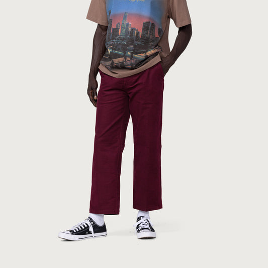 Corded Trouser Pant - Maroon