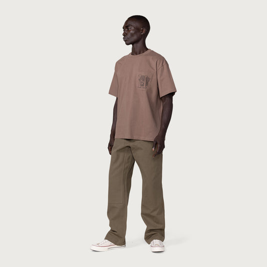 Mascot Pocket Tee - Brown