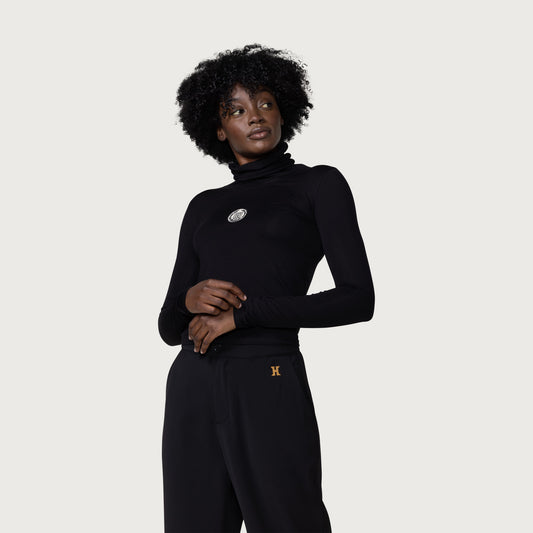 Womens Turtle Neck - Black