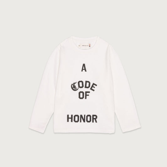 Kids Honor Code L/S T-Shirt - White