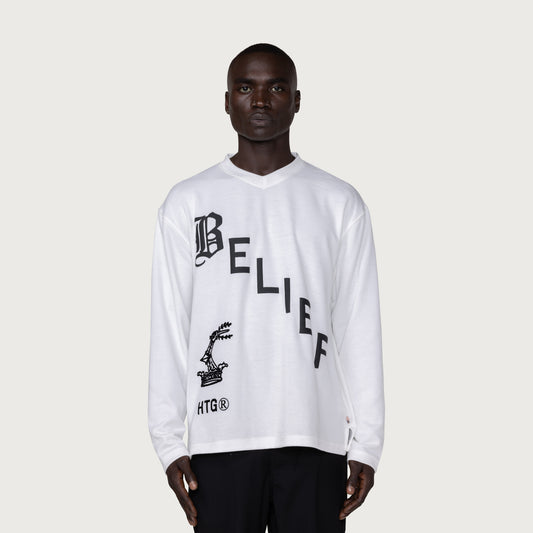 Belief L/S T-Shirt - White