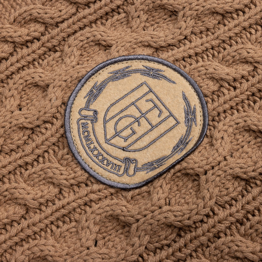 HTG® Cable Knit Jumper - Tan