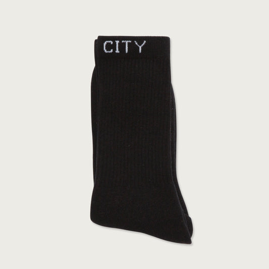 Inner City Rib Sock - Black