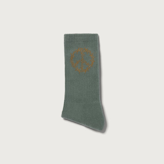 HTG® Iron Peace Sock - Green