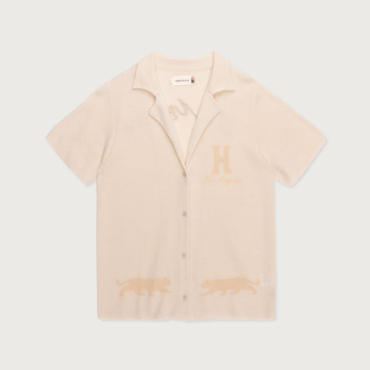 Womens Jungle Camp Button Up - Bone