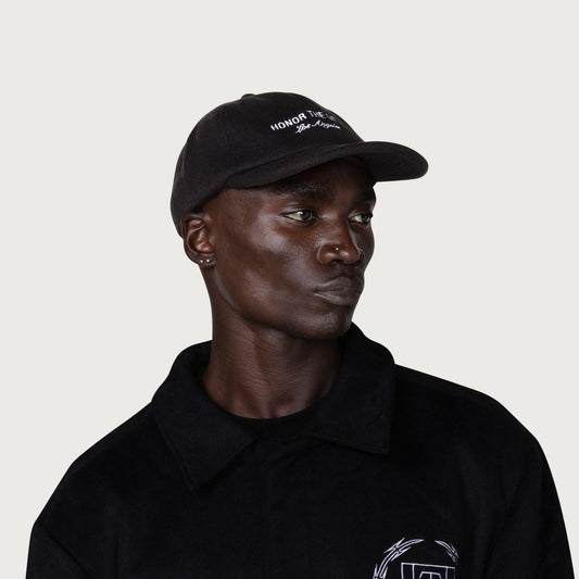 Los Angeles Knitted Cap - Black