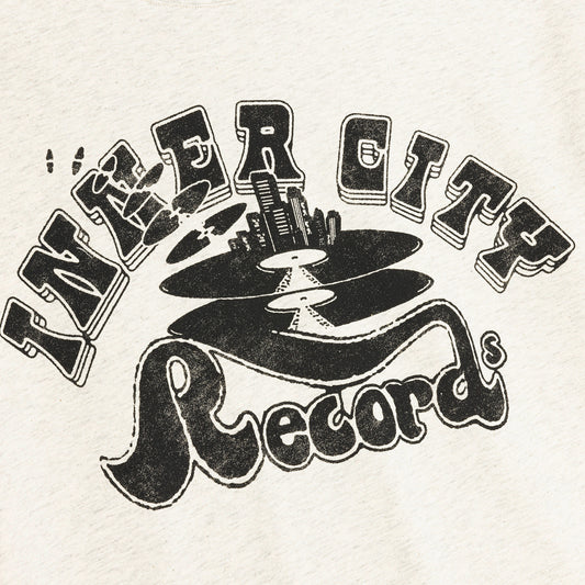 Records T-Shirt - Ash Heather