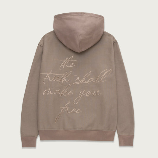 Full Zip Truth Hoodie - Grey