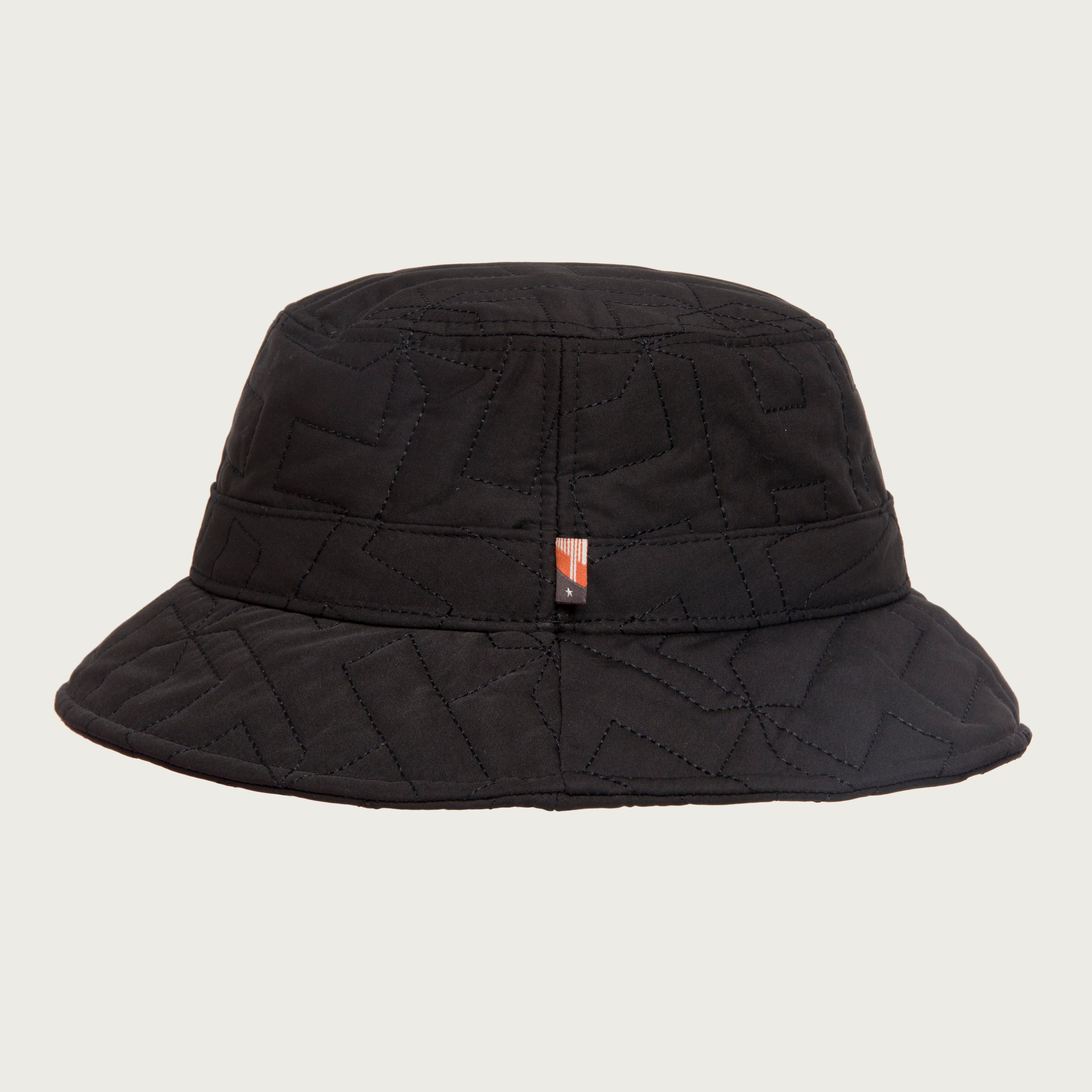 H Quilted Bucket Hat - Black – Honor The Gift