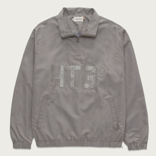 HTG® Branded Qtr Zip - Grey