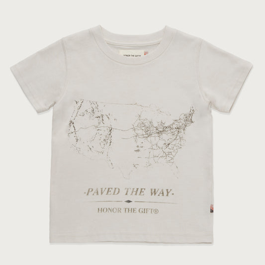 Kids Pave The Way T-Shirt - Bone