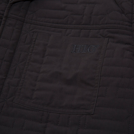 H Quilted Jacket - Black