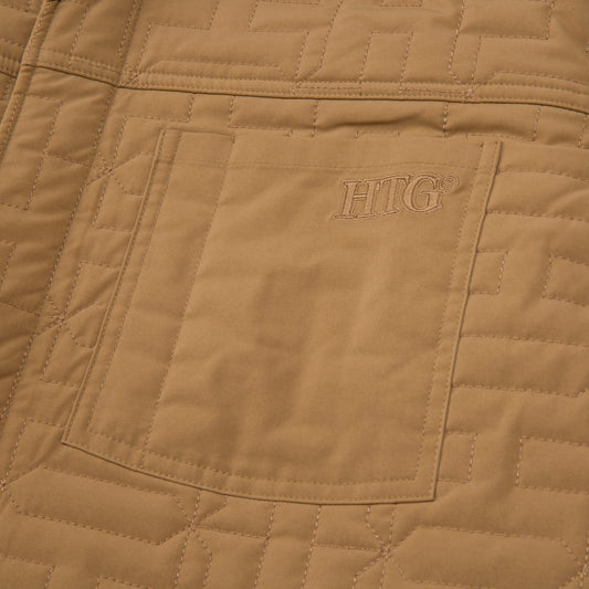 H Quilted Jacket - Khaki