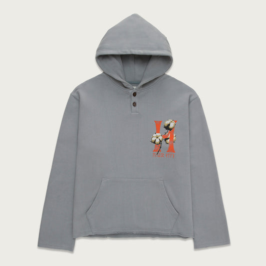 Cotton H Hoodie - Slate