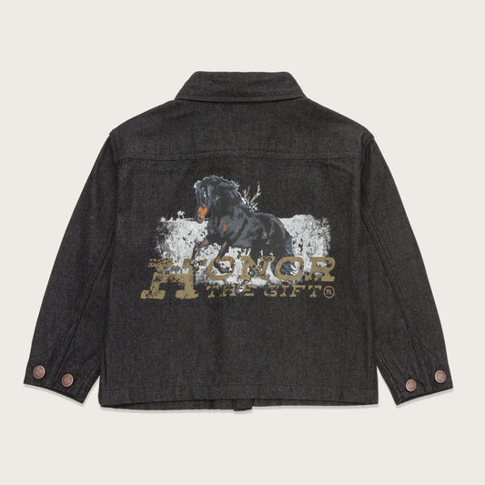 Kids Stallion Chore Jacket - Black