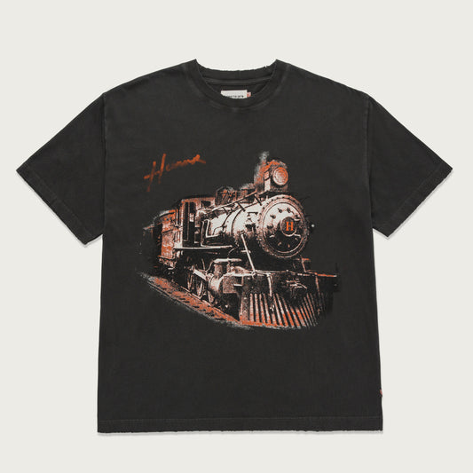 Train Graphic T-Shirt - Black