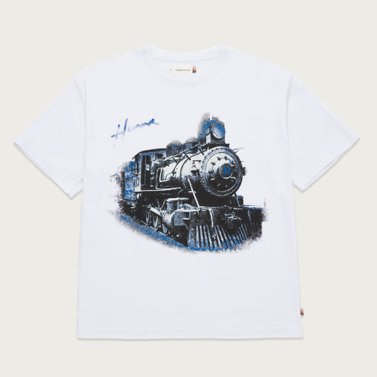 Train Graphic T-Shirt - White